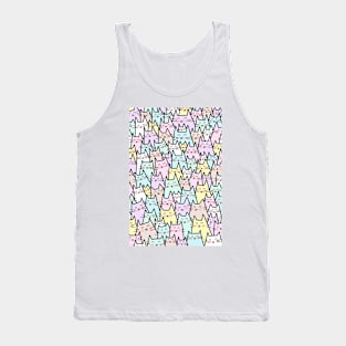 Cat Party - Pastel Tank Top